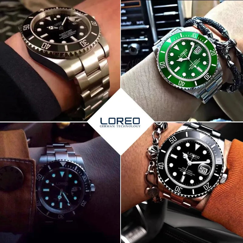 LOREO High quality Men Watches Top Brand.