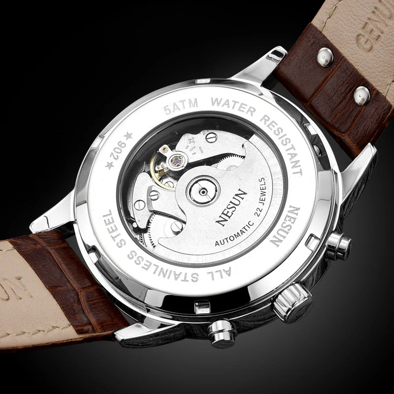 Switzerland Nesun Watch Men Luxury Brand Automatic.