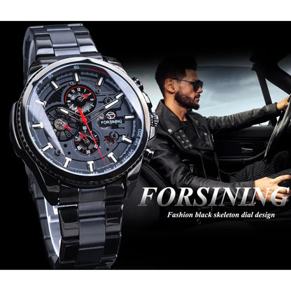 forsining sport male clock