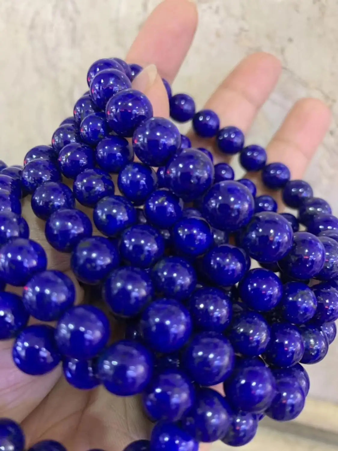 quality natural Lapis lazuli stone bracelet.