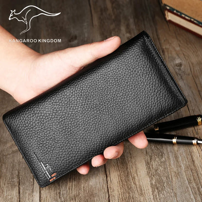 Kangaroo Kingdom Brand Men Wallets Long.