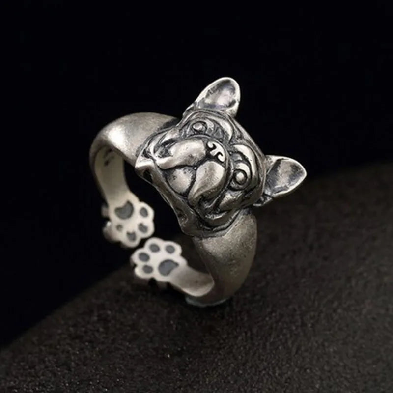 Sterling Silver Loyal Partners French Bulldog.