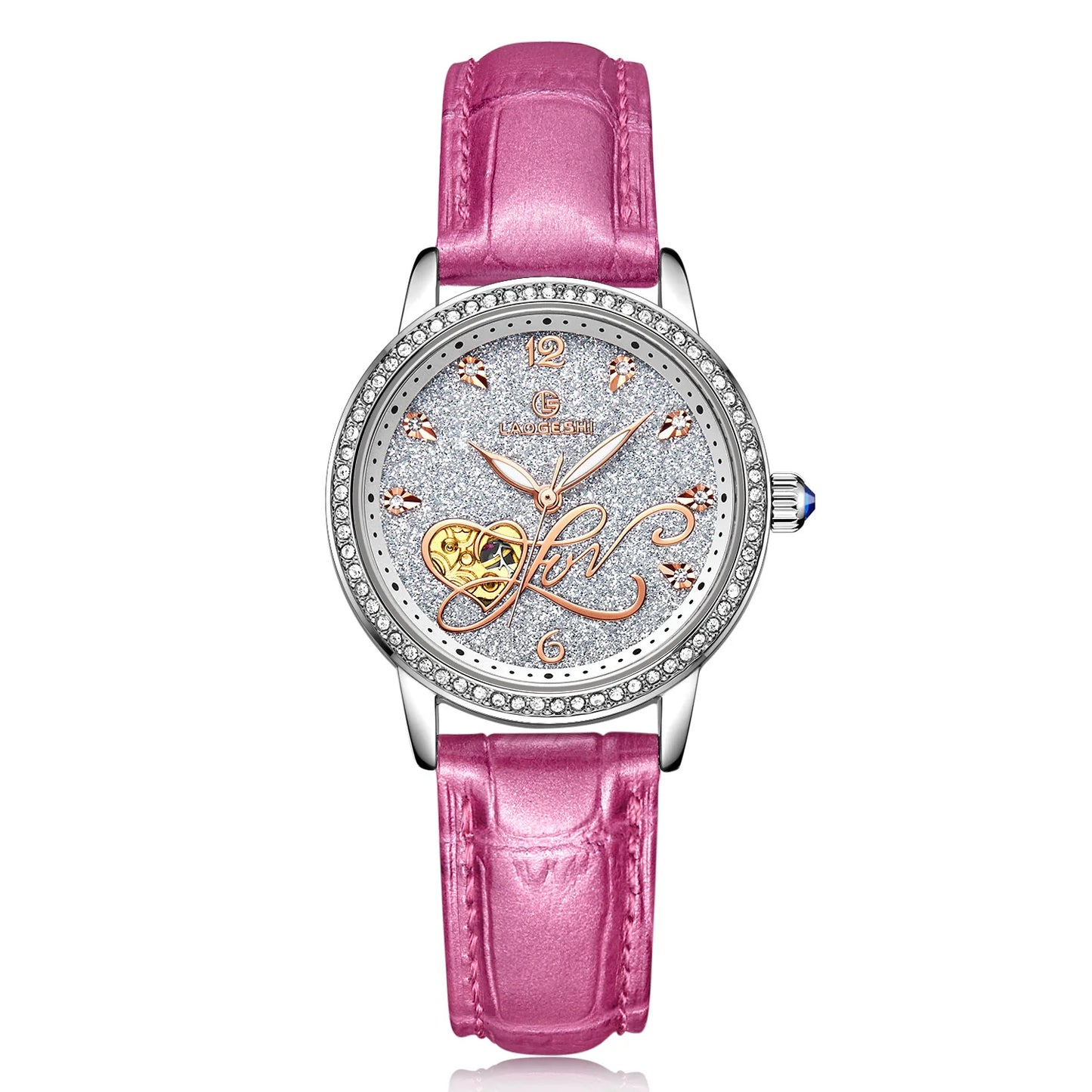 Star Crystal Diamond Female Clock Top Brand Luxury Fashion Waterproof Lady Watch Women's Mechanical Watches