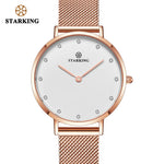 STARKING Fashion Casual Women Mesh Watch BL0997RS31S.