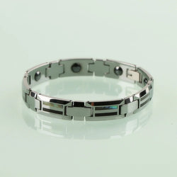 Man's Tungsten Carbide Bracelets Bangle with Shells.