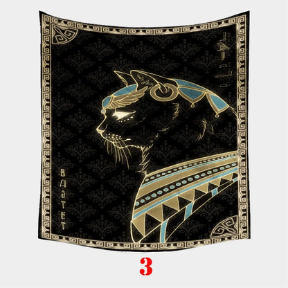 Egyptian Mythology Printed Tapestry