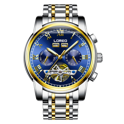 Fashion Men tourbillon watch LOREO Automatic.