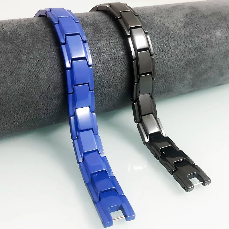 Blue Men's Sport Bracelets Energy Health.