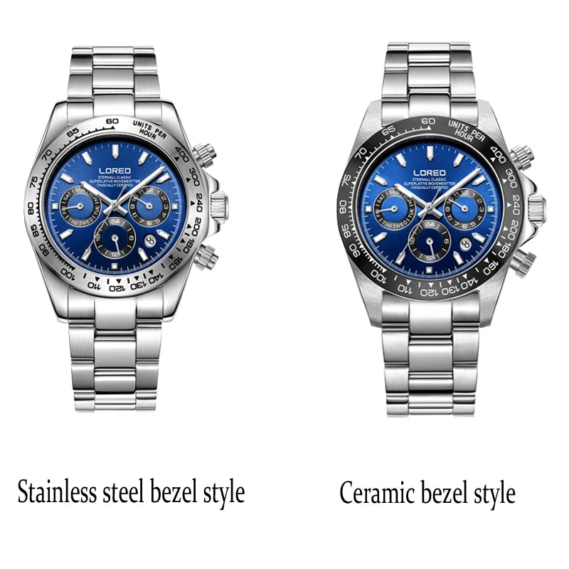 LOREO 2021 New Ceramic Bezel Automatic Watch.