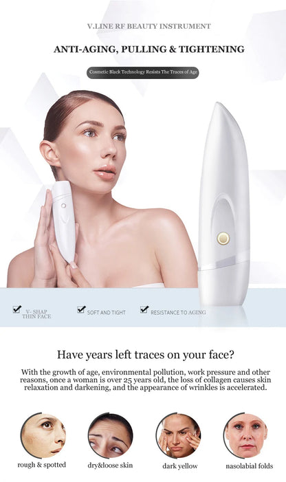 V.Line RF Face Lifting Tightening Wrinkle Removal Dark.