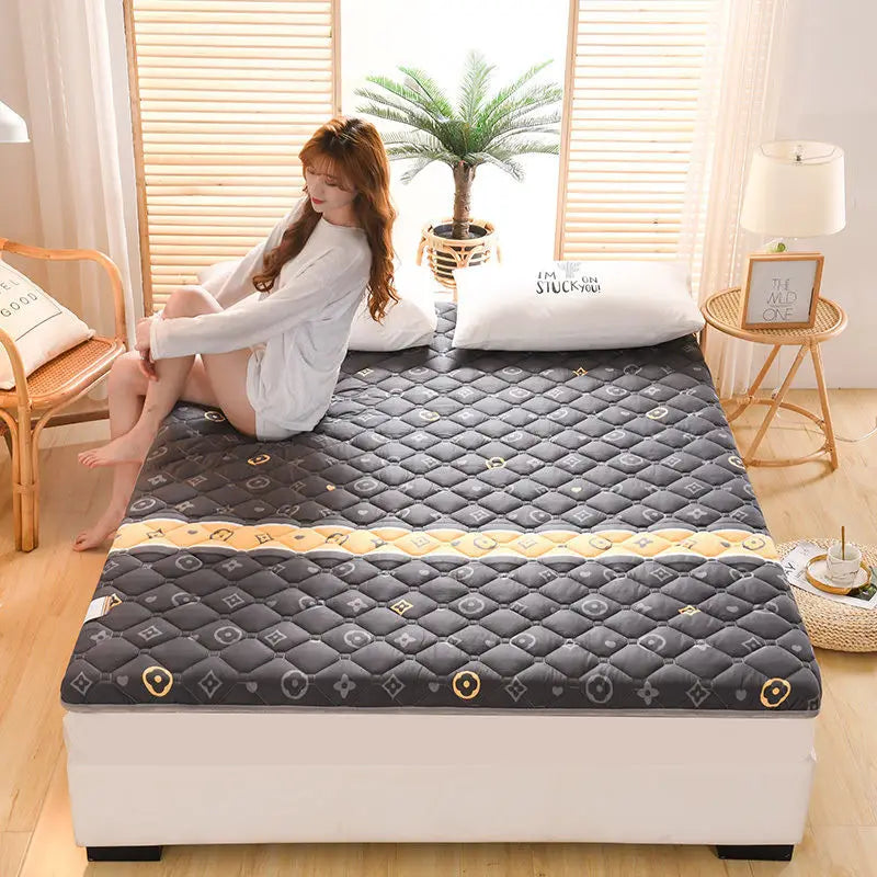 Tatami Mattress Soft Foldable Single Double Non-slip Folding Sleeping Mattresses Suitable For Dormitory Family Bed Mat Nap Pad