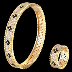 jewelry three line mirco paved Zircon Bracelets.