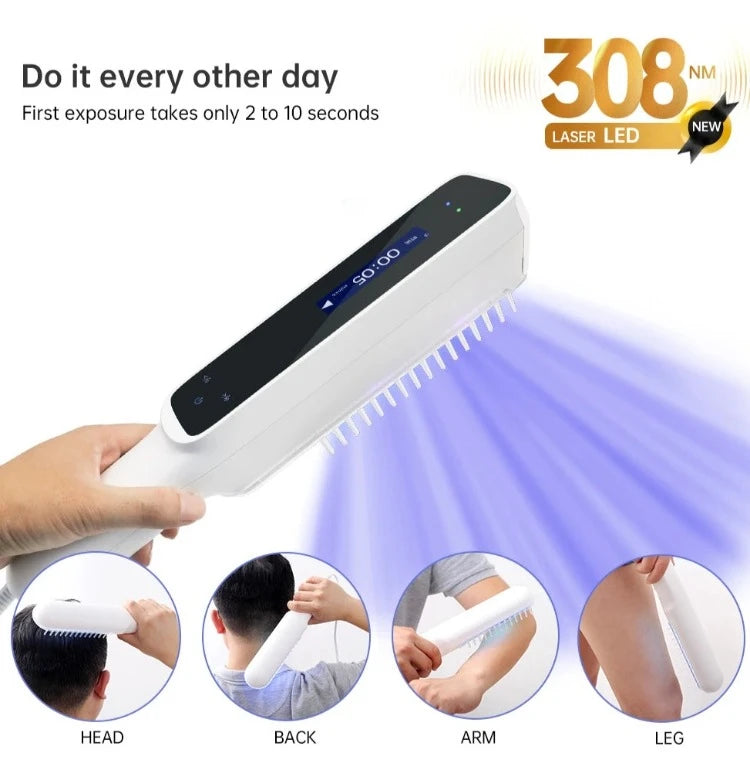 The Advanced Narrowband Phototherapy Device atreatment for skin.