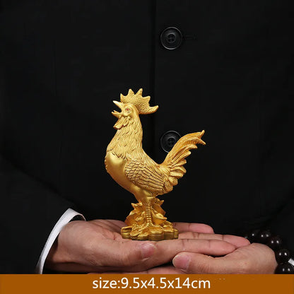 WSHYUFEI Golden Chicken Decoration