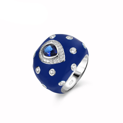 Blue RING For Men Women.