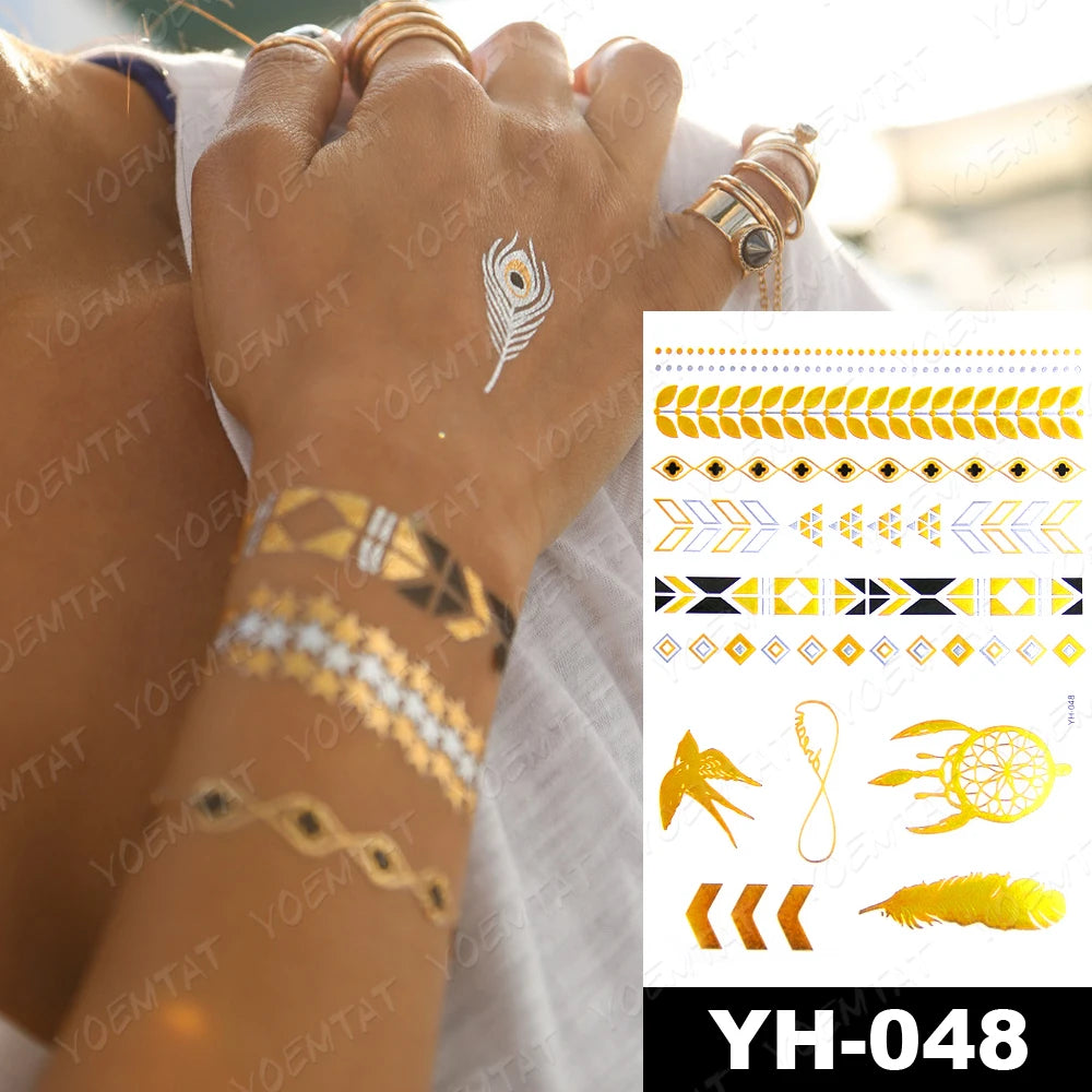 Waterproof Temporary Tattoo Sticker Egypt Goddess