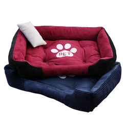 Warm Bone Pet Dogs Bed Washable House Cat Puppy Cotton Kennel Mat Soft Nest Dog Baskets Pet Products For Small Medium Large Dog 1