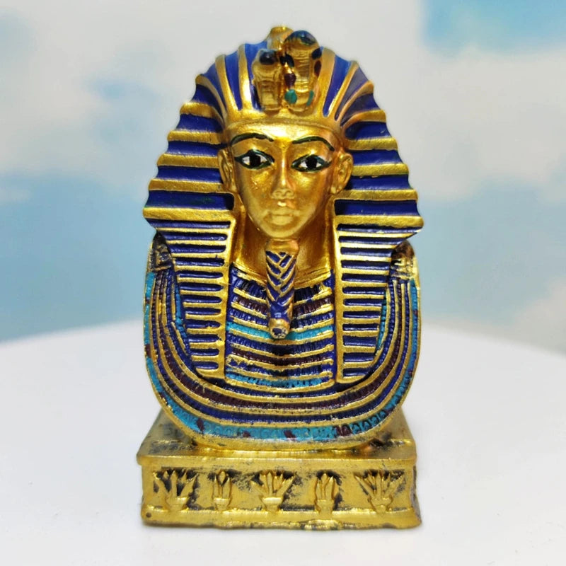 Vintage Egyptian Ancient Cleopatra Pharaoh Coffin