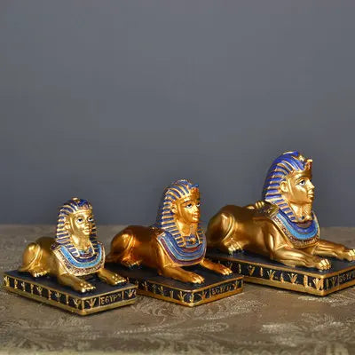 Sphinx car decoration, Egyptian souvenir sphinx sculpture