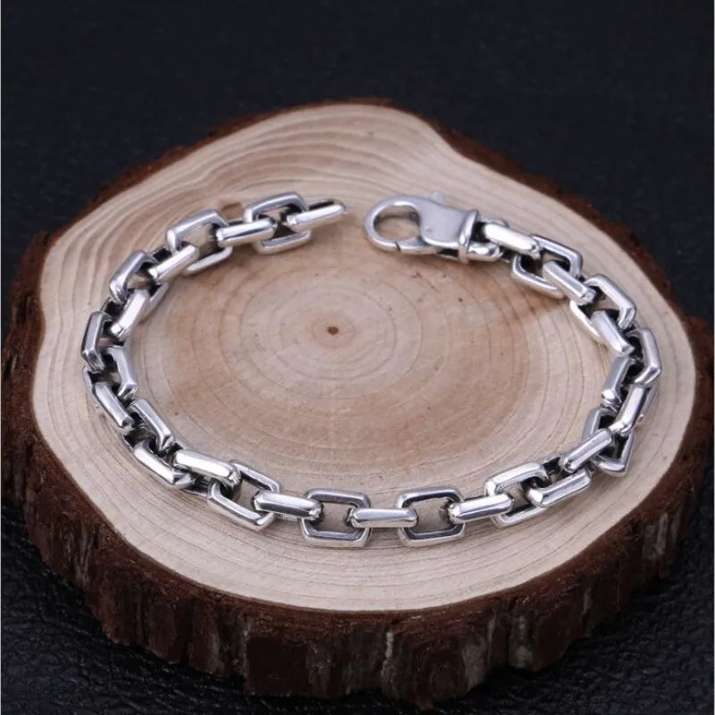 Pure Silver Men Bracelet Creative Fashionable.