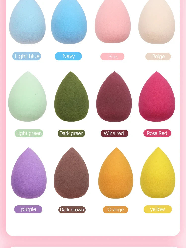 1 pc Makeup Sponge Water-drop Shape Foundation Concealer