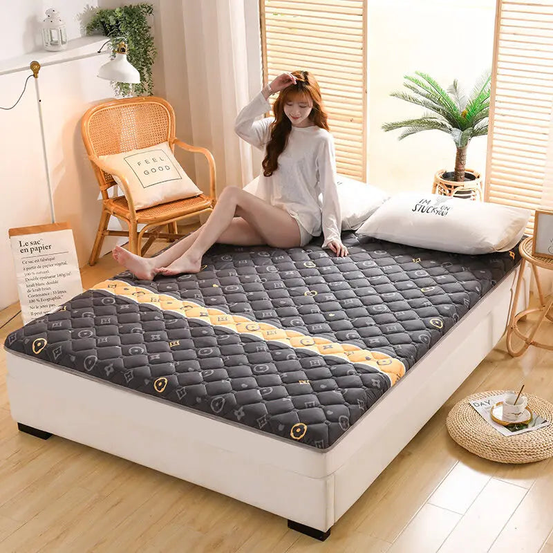 Tatami Mattress Soft Foldable Single Double Non-slip Folding Sleeping Mattresses Suitable For Dormitory Family Bed Mat Nap Pad