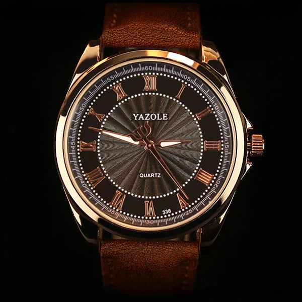 New Mens Watches Top Brand Luxury YAZOLE Fashion.