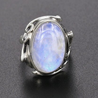 FRANK Natural Moonstone rings