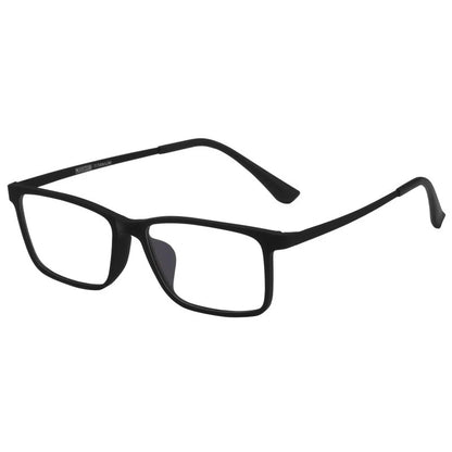 YIMARUILI Ultralight Super Flexible Temples Fashion Plastic Titanium Square Myopia Optical Prescription Glasses Frame Men HR8085