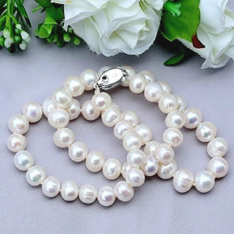 Elegant natural pearl jewelry collection.