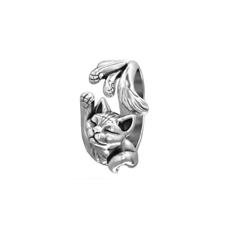 Cute Cat and Dog Pet Rabbit Ring.