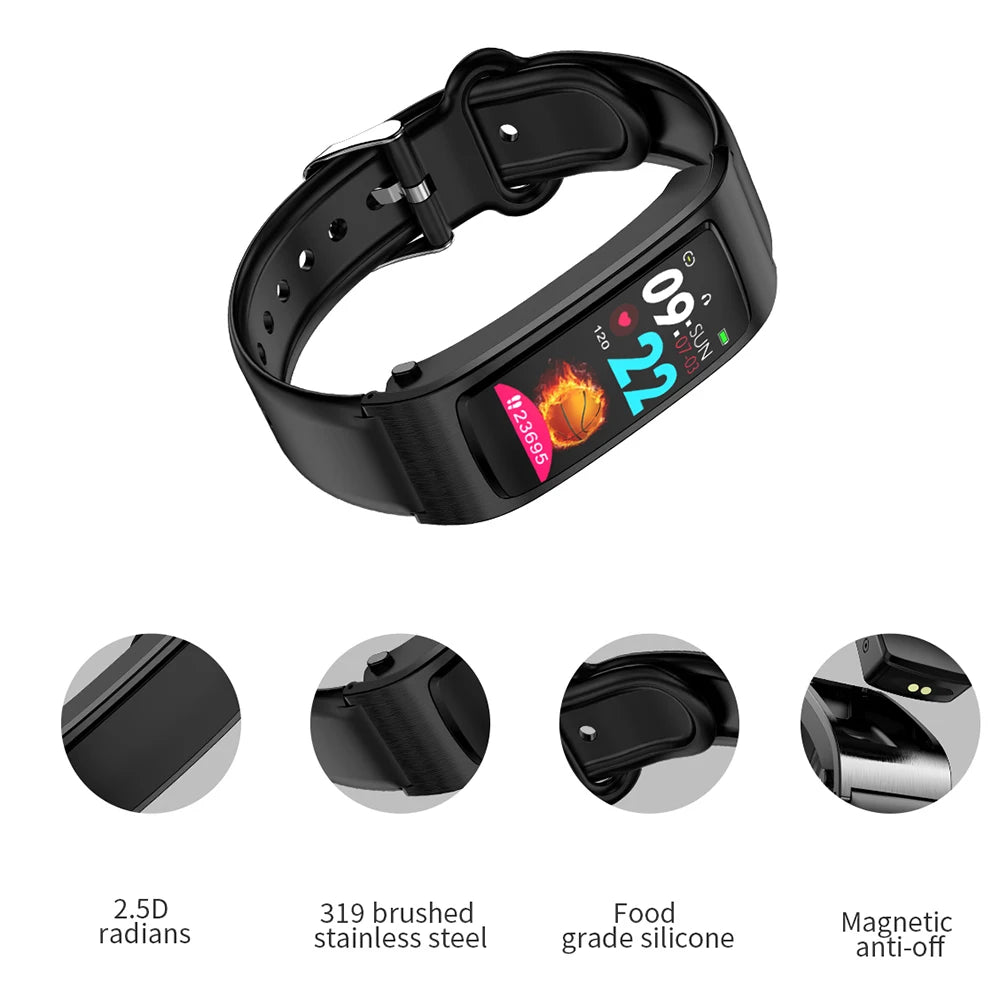 Bluetooth earphone smart watch with Bracelet.