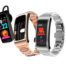 Bluetooth earphone smart watch with Bracelet.