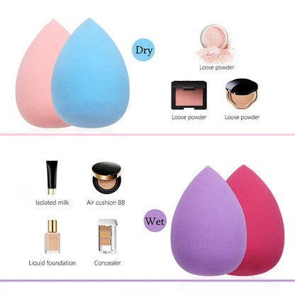 1 pc Makeup Sponge Water-drop Shape Foundation Concealer