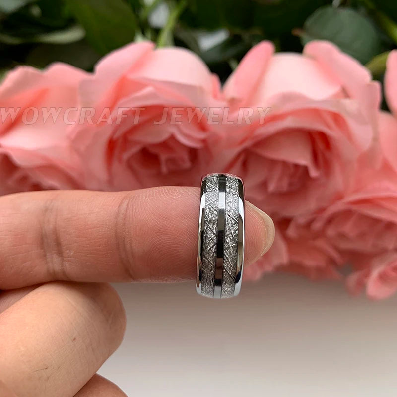 Wedding Band Tungsten Carbide Finger Ring.