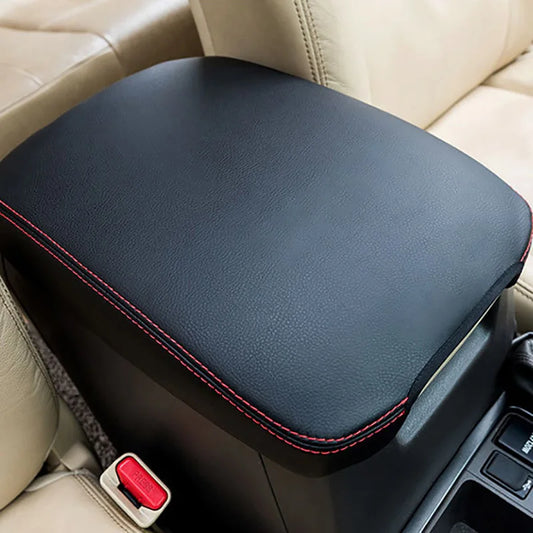 Soft Genuine Leather Car Armrest Box Cover Interior Accessories for Toyota Land Cruiser Prado 150 2010 - 2020 Products