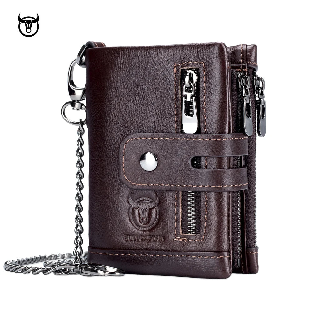 New Genuine Leather Men Wallet