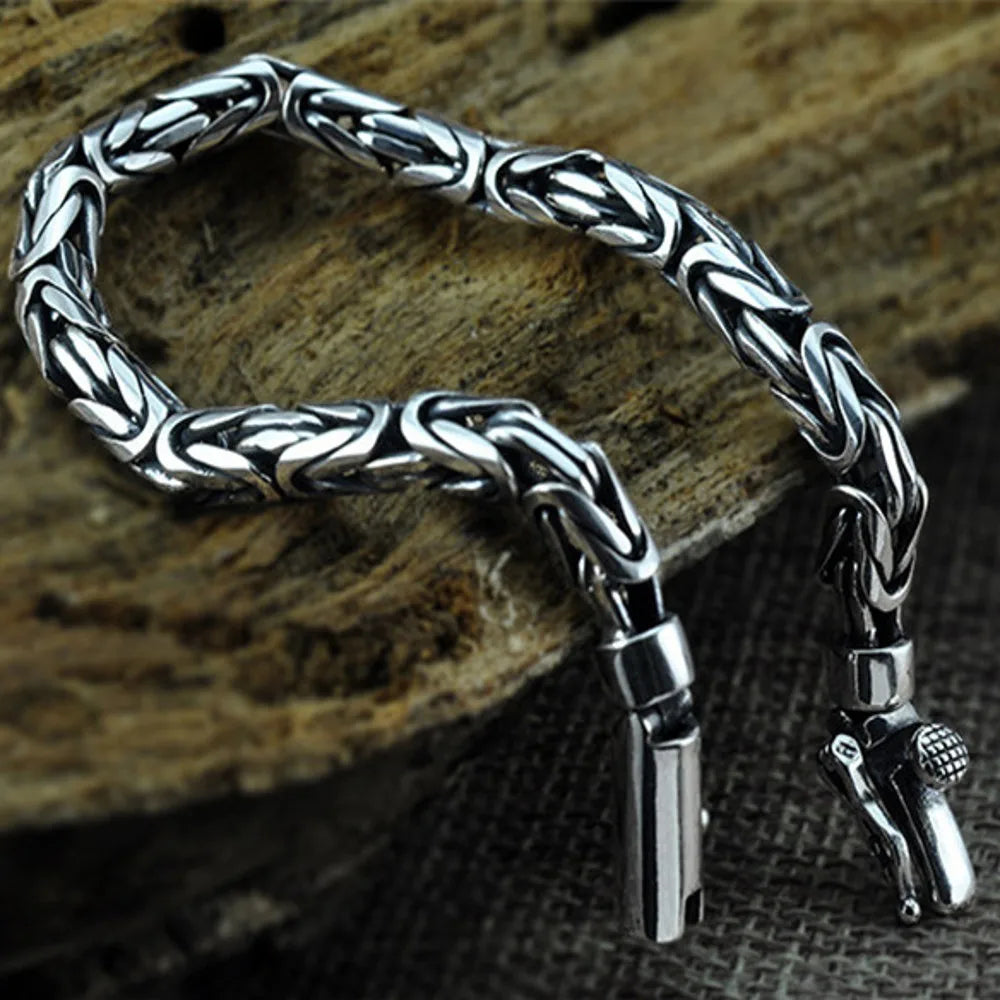 Pure Silver Bracelet for Woman and Man Handmade