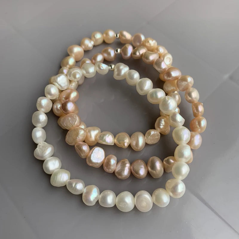 Product Description and Features for 7-8mm Baroque Pearl Bracelet