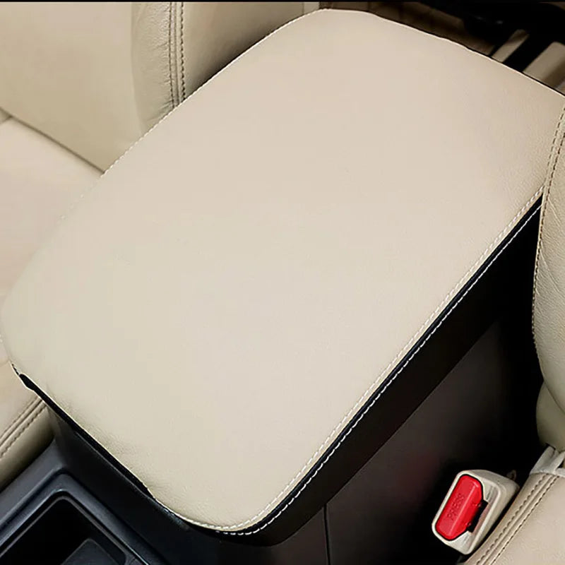 Soft Genuine Leather Car Armrest Box Cover Interior Accessories for Toyota Land Cruiser Prado 150 2010 - 2020 Products