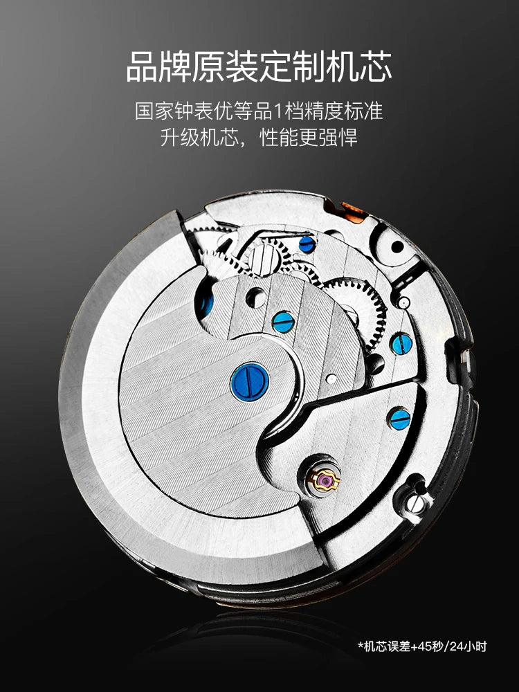 Binkada Genuine Men's Watch Mechanical Automatic.