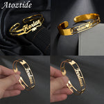 Customized Bracelet Personalized Custom Bangles for unisex.