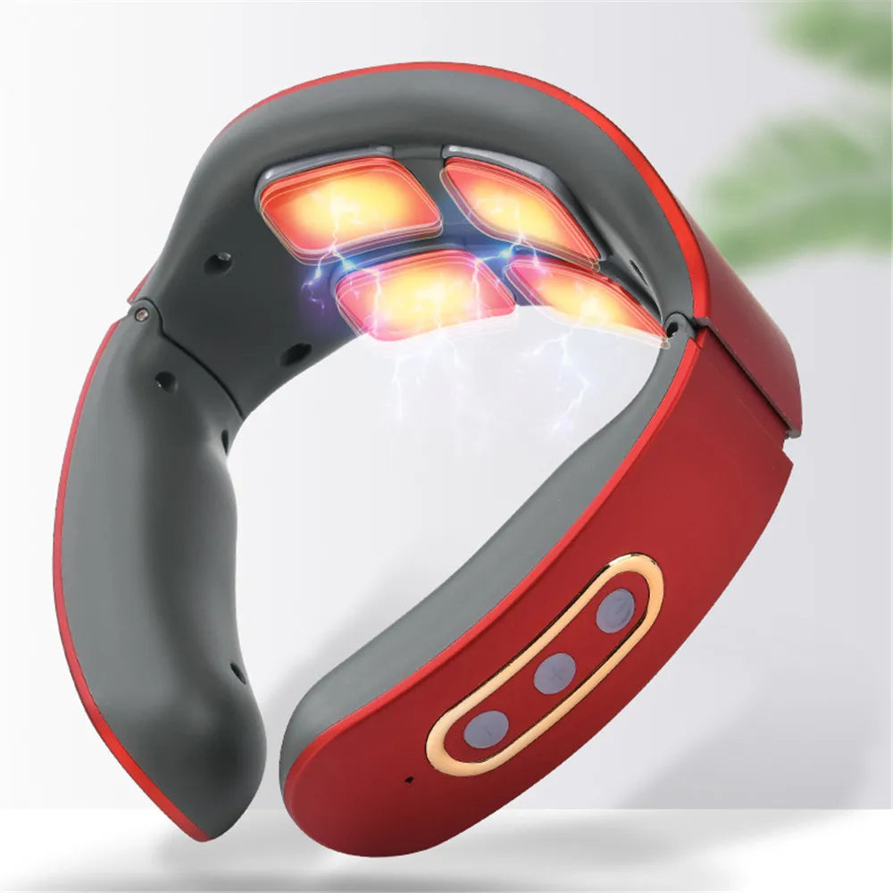 Smart Electric Neck and Shoulder Pulse Massager.