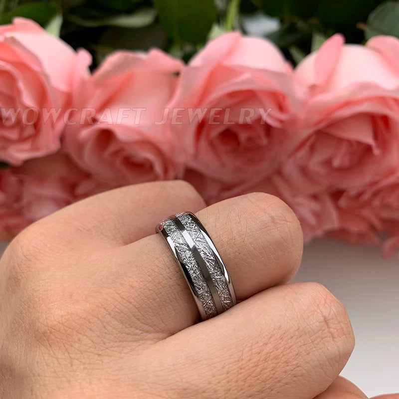 Wedding Band Tungsten Carbide Finger Ring.