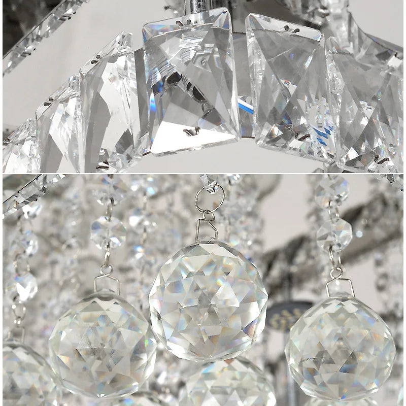 Modern Crystal Ceiling Lights: Luxury LED Ceiling Lamps.