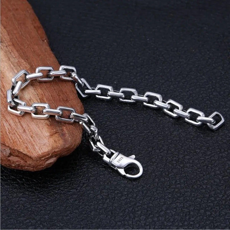 Pure Silver Men Bracelet Creative Fashionable.