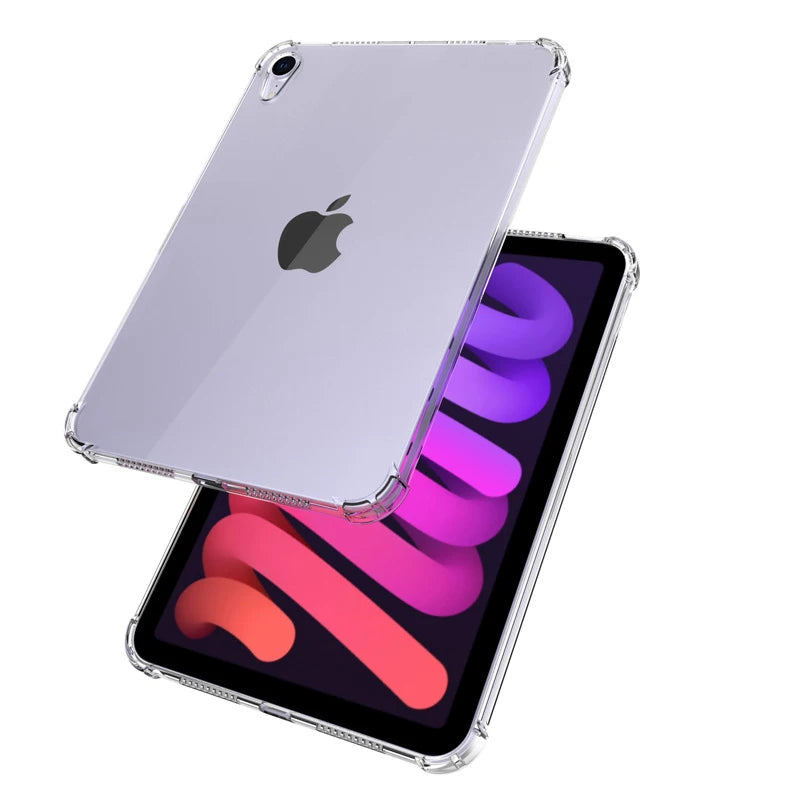 Transparent Silicone Case for iPad Mini 6 Cover Shockproof