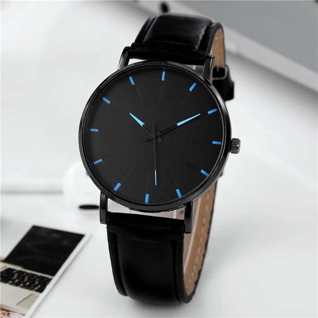 Watches For Men Leather Band Luxury Watches Quartz Watch Orologio Uomo Reloj Hombre