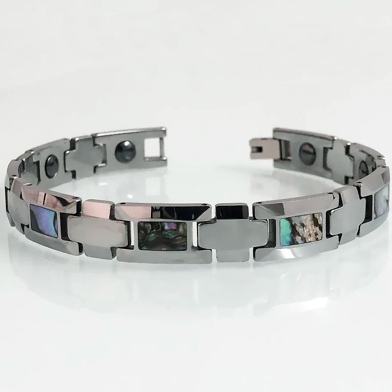 Tungsten Chain Hand Bracelet Men Health Care.