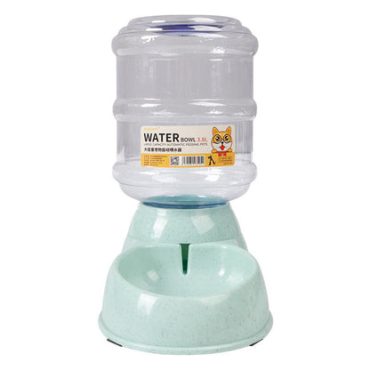 Dog Automatic Feeders Plastic Water Bottle Cat Bowl.